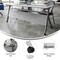 Emma and Oliver Griffin Heavy-Duty Flip Top Training Table with Nesting Design, Privacy Panel, Y-Legs, Tabletop, Metal Frame